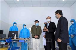 Chủ tịch UBND tỉnh Vĩnh Phúc kiểm tra công tác phòng, chống dịch COVID-19